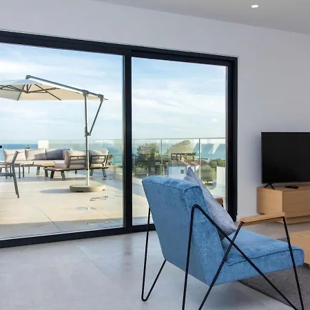 Panoramic N Apartment - Rooftop Pool & Sea View & Bbq Albufeira Exterior photo